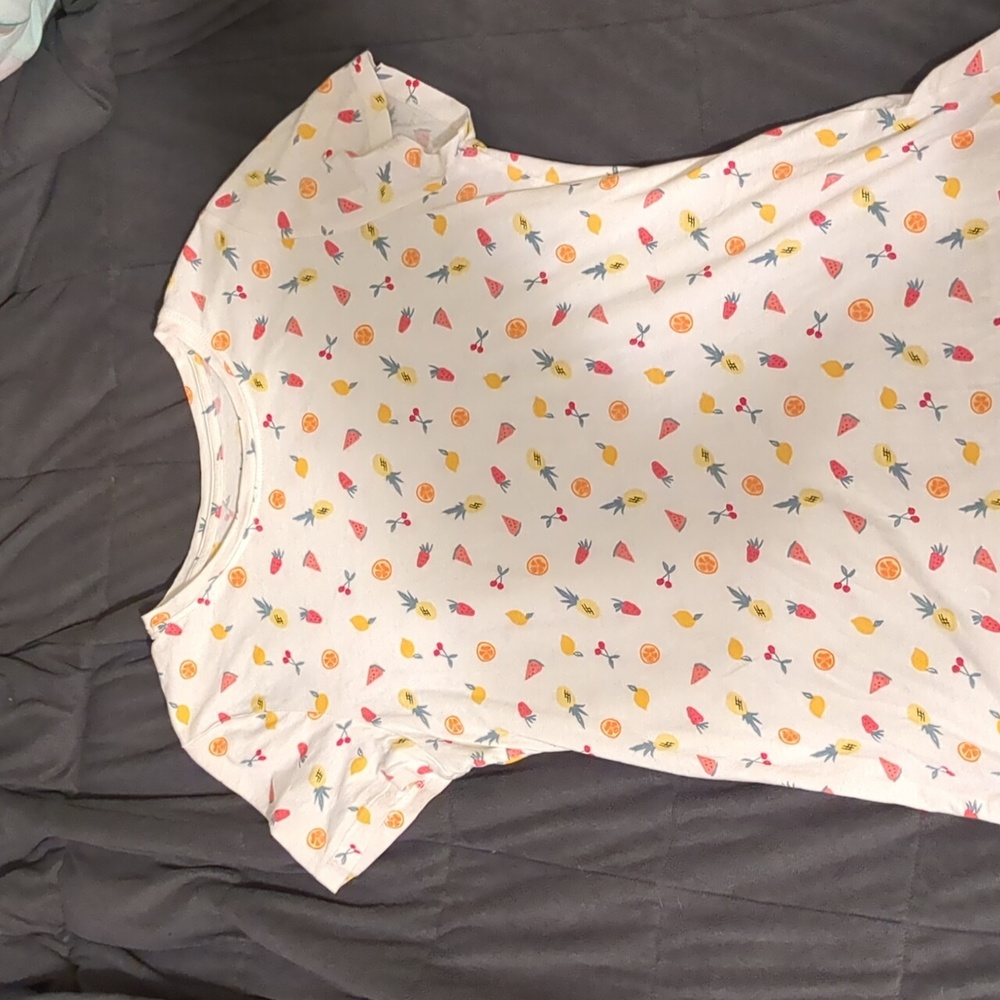 Fruit pattern tee shirt